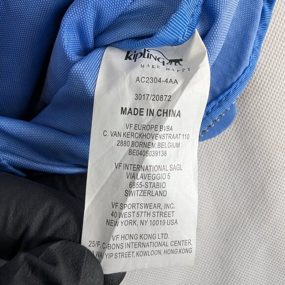 Kipling Crossbody Bag Blue - Pre-Owned - Fast Canada Ship - 100% AUTHENTIC - Picture 11 of 13